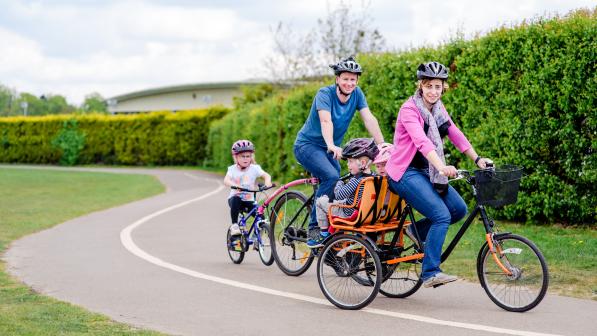 Child ride behind cheap bike